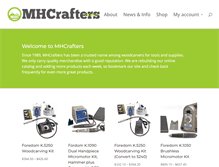 Tablet Screenshot of mhcrafters.com